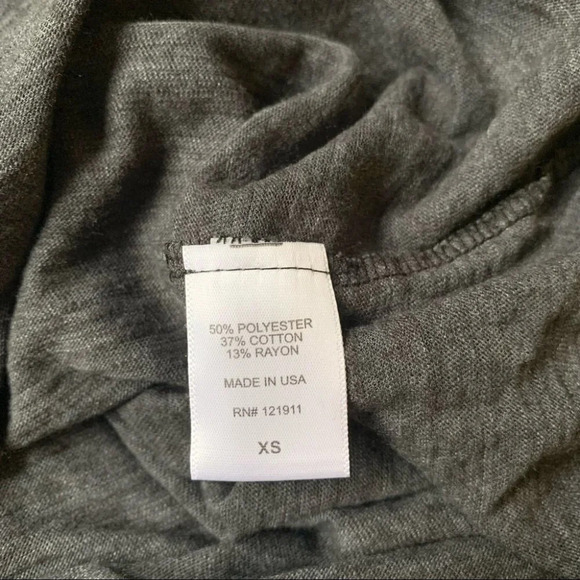 Revolve LNA Strappy Tee Dress T-shirt Cut out Short Sleeve Granite Gray Size XS - Picture 11 of 16